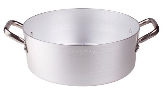 Casseruola bassa con maniglie inox 2mm, diam. 32cm