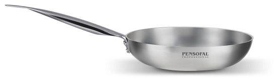 High pan in aluminum with stainless steel handle Ristochef line, diam. 24cm