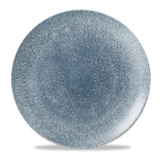 Dinner plate in topaz stone porcelain, diam. 16.5cm, 6 pieces