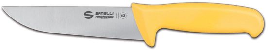 French knife cm 16 yellow Supra line by Sanelli Ambrogio