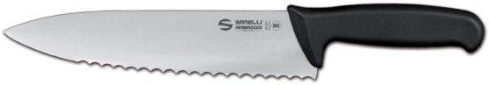 Chef carving knife, 24 cm serrated blade, Supra line by Sanelli Ambrogio