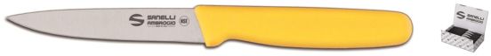 Paring knife 11 cm yellow Supra line by Sanelli Ambrogio - BOX 50 PCS