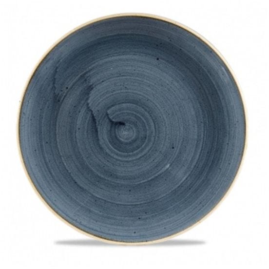 Dinner plate in blueberry stone porcelain, diam. 22cm, 6 pieces