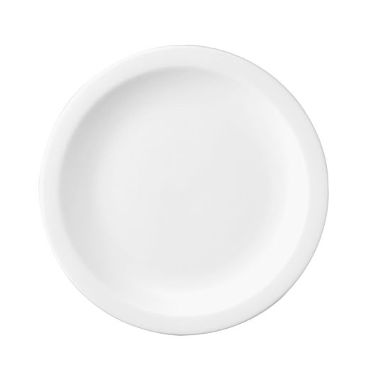 White porcelain flat plate Nova line, diam. 30.5cm, 12 pieces