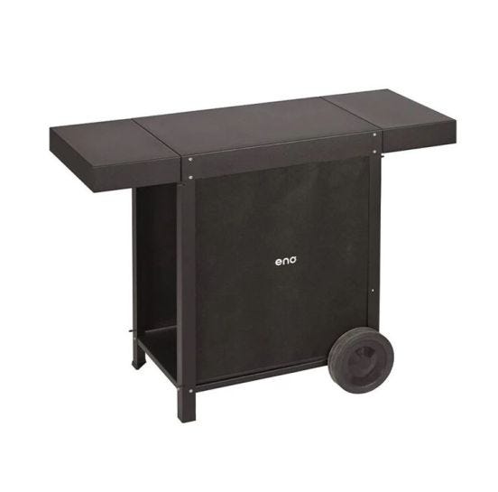 Carrello Oscar in acciaio nero Enò 