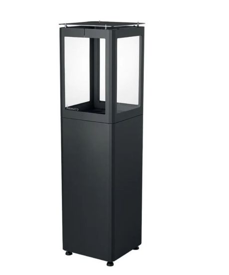 Outdoor pellet heater Model L Qube Black Primato