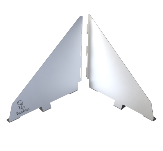 Wind deflector for Vulcanus brazier