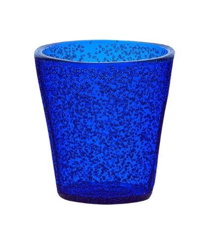 Shot Glass Memento Synth methacrylate, Blue 6 pieces
