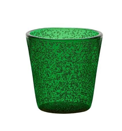Shot Glass Memento Synth methacrylate, Emerald Green 6 pieces