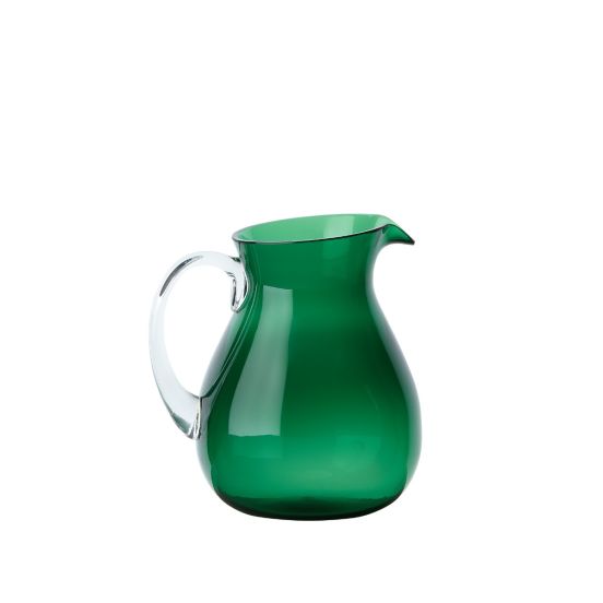 Memento Synth methacrylate table carafe, Emerald green