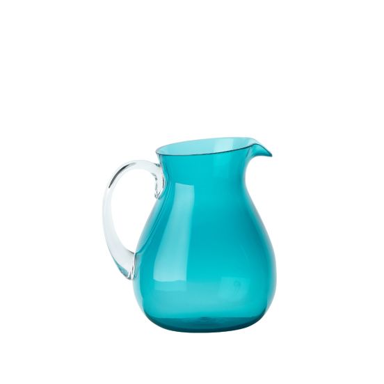 Memento Synth methacrylate table carafe, Turquoise