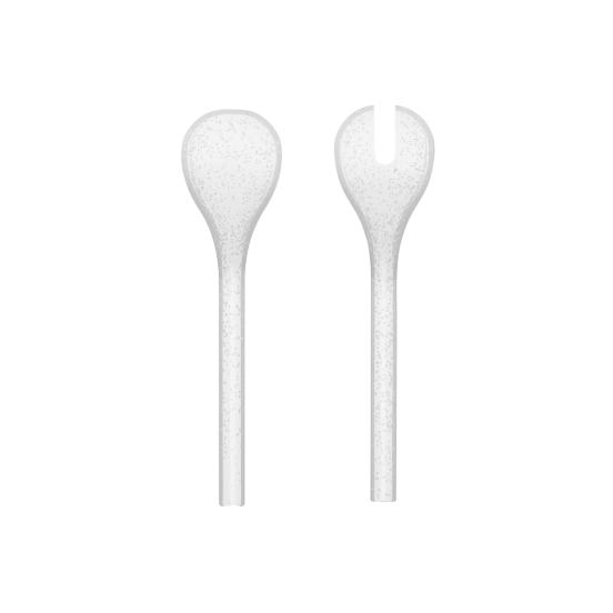 Salad servers Memento Synth methacrylate, White