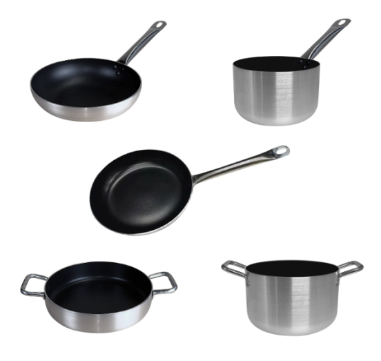 Fasa Basic Non-Stick Aluminum Cookware Set for Induction, 5 Pieces
