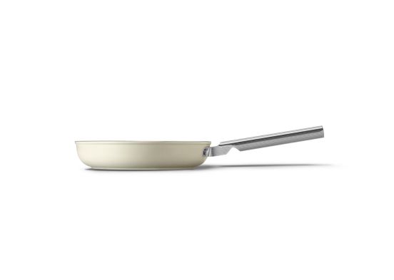 PFAS-free non-stick aluminum pan for induction, cream color, diam. 20cm
