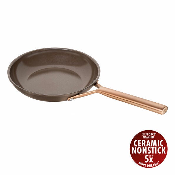 Padella in Alluminio antiaderente PFAS Free, linea Milano, diam. 24cm, Marrone - Zwilling